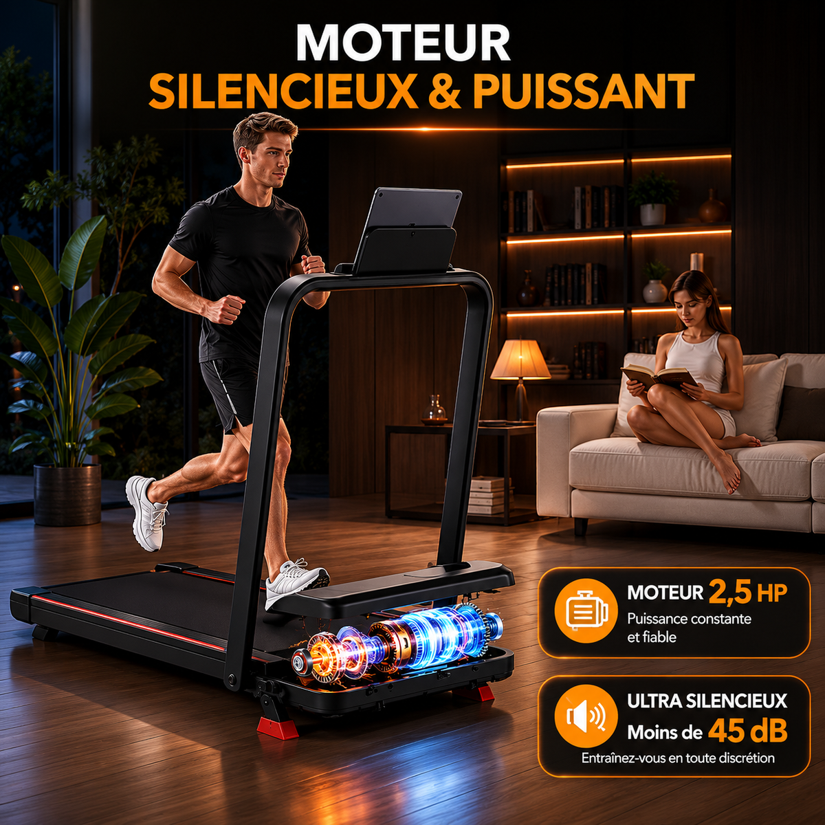 Tapis de course C500 | CoziRun™