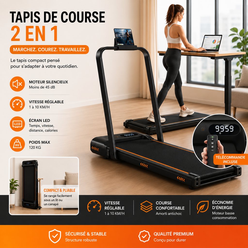 Tapis de course C500 | CoziRun™